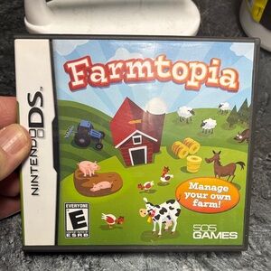 Farmtopia Video Game for Nintendo DS platforms. Complete